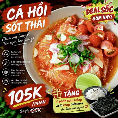 Cá Hồi Sốt Thái
