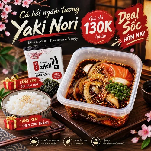 Cá hồi ngâm tương