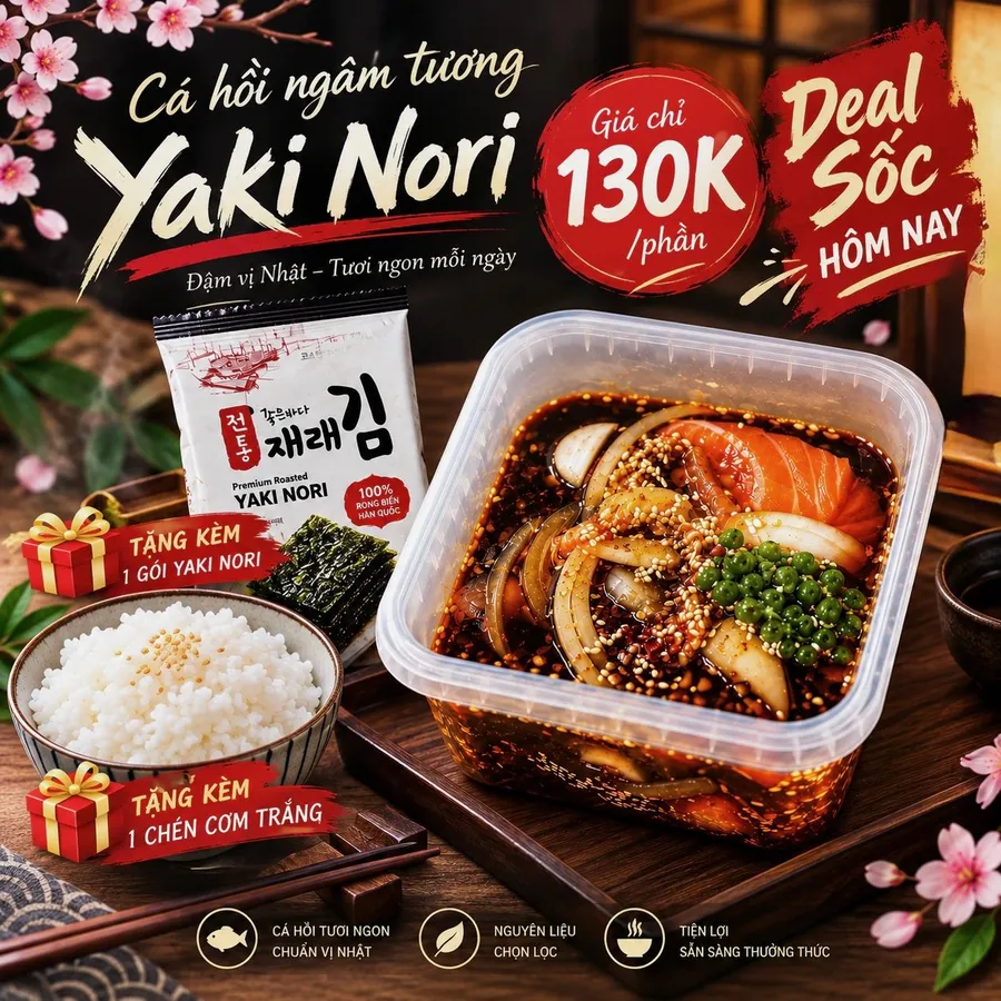 Cá hồi ngâm tương